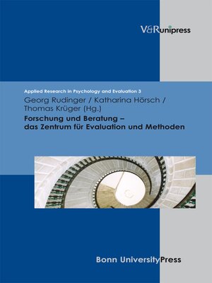 cover image of Forschung und Beratung – Das Zentrum für Evaluation und Methoden